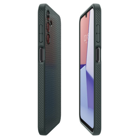 Husa pentru Samsung Galaxy A15 4G / A15 5G, Spigen Liquid Air, Abyss Green