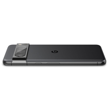 Folie Camera pentru Google Pixel 8 Pro, set 2 buc, Spigen Glas.tR Optik EZ FIT, Clear