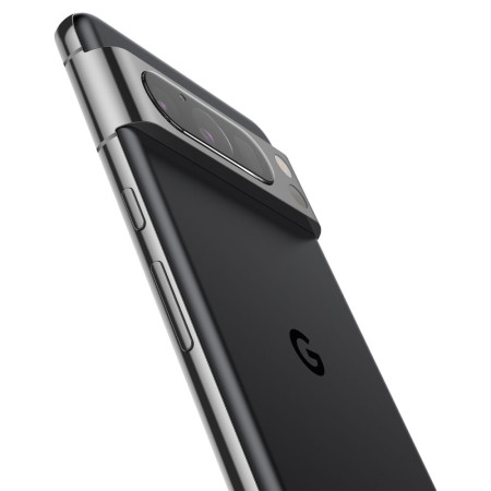 Folie Camera pentru Google Pixel 8 Pro, set 2 buc, Spigen Glas.tR Optik EZ FIT, Clear