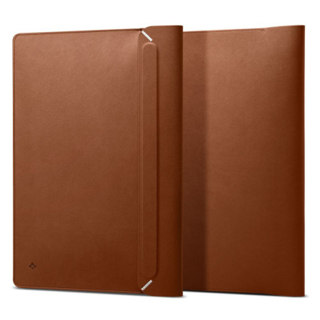 Husa pentru Laptop 13, 14",  Spigen Valentinus Sleeve, Classic Brown