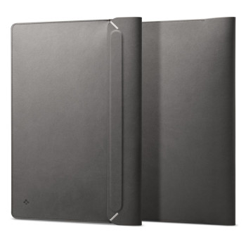 Husa pentru Laptop 15', 16", Spigen Valentinus Sleeve, City Grey