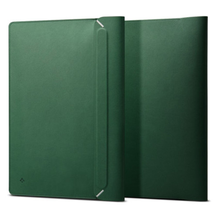 Husa Laptop Universala, 15 sau 16", Spigen Valentinus Sleeve, Jeju Green