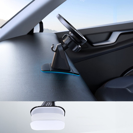 Suport telefon Auto JoyRoom cu magnet, Black