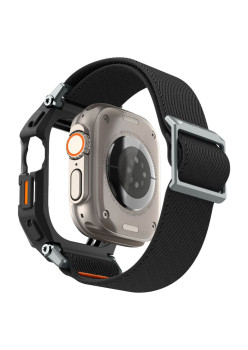 Husa pentru Apple Watch Ultra / Ultra 2 si Curea, Spigen Lite Fit Pro, Matte Black
