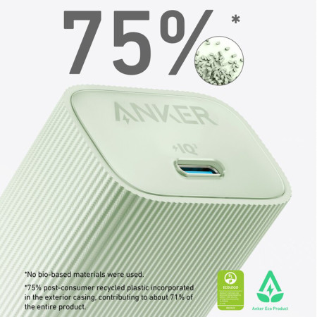 Incarcator Priza Tip-C, 30W, PowerIQ 3.0, Anker Nano 4, White