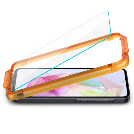 Folie pentru Samsung Galaxy A35 5G, set 2 buc, Spigen Glas.TR Align Master, Clear