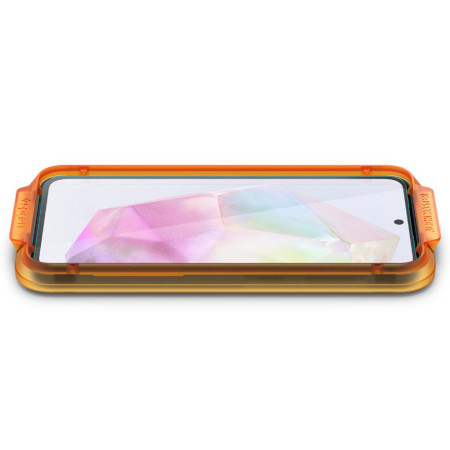 Folie pentru Samsung Galaxy A35 5G, set 2 buc, Spigen Glas.TR Align Master, Clear