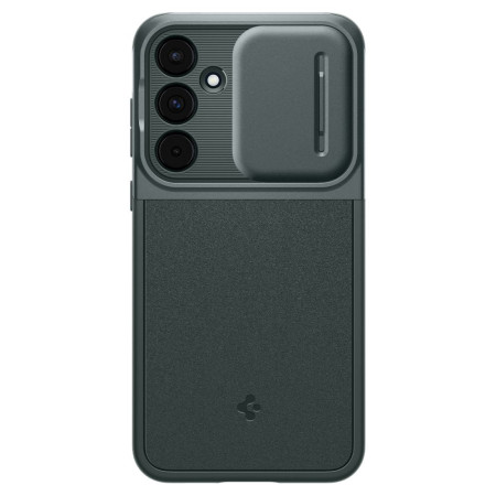 Husa Samsung Galaxy A55 5G Spigen Optik Armor, Abyss Green