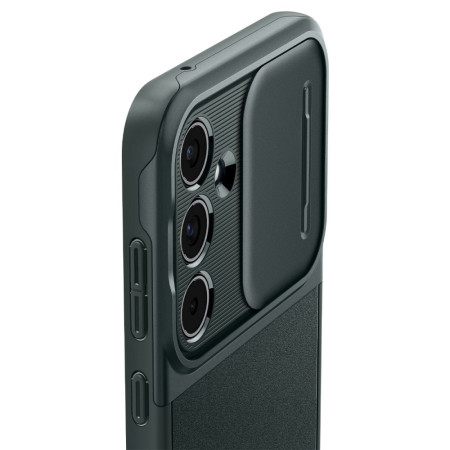 Husa Samsung Galaxy A55 5G Spigen Optik Armor, Abyss Green
