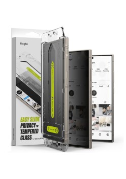 Folie pentru Samsung Galaxy S24 Ultra (set 2) - Ringke Easy Slide Tempered Glass - Privacy