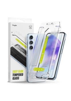 Folie pentru Samsung Galaxy A55 5G (set 2) - Ringke Easy Slide Tempered Glass - Clear