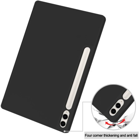 Husa pentru Samsung Galaxy Tab S9 FE Plus - Techsuit Flex Trifold - Black