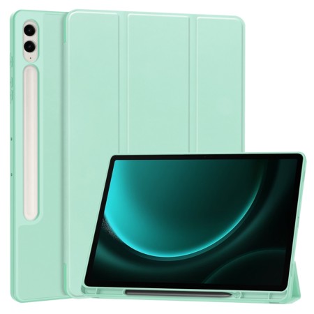 Husa pentru Samsung Galaxy Tab S9 FE Plus - Techsuit Flex Trifold - Matcha Green