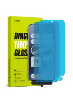 Folie pentru Nothing Phone (2a) (set 2) - Ringke Screen Protector Tempered Glass - Clear