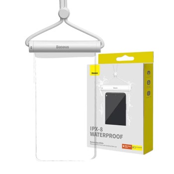 Husa Waterproof IPX8 pentru Telefon 7.2, Baseus, Moon White