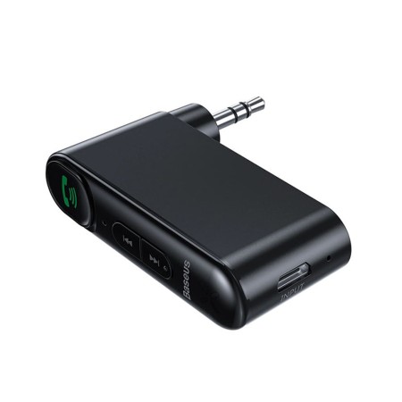 Transmitator Aux, Bluetooth, 145mAh, Micro-USB - Baseus BSBA-02 (WXQY010001) - Black