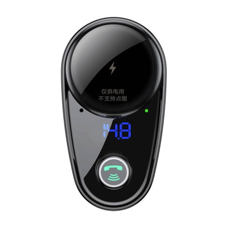Transmitator Auto Bluetooth, Incarcator Masina - Baseus (CCHC000001) - Black