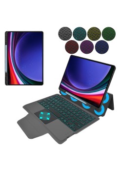 Husa cu Tastatura pentru Samsung Galaxy Tab S9 Plus - Techsuit KeyTab Pro - Black