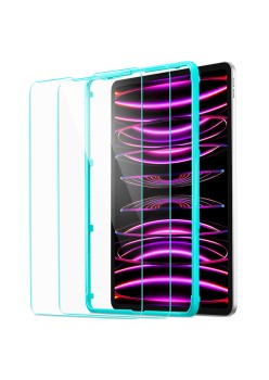 Folie pentru iPad Pro 12.9 (2018 / 2020 / 2021 / 2022) / iPad Air 13 (2024) (set 2) - ESR Tempered Glass 9H - Clear