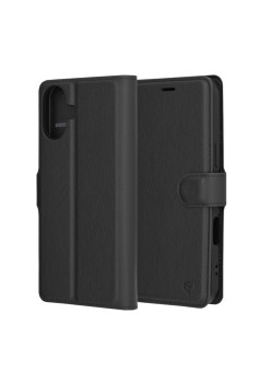 Husa pentru iPhone 16 - Techsuit Leather Folio - Black