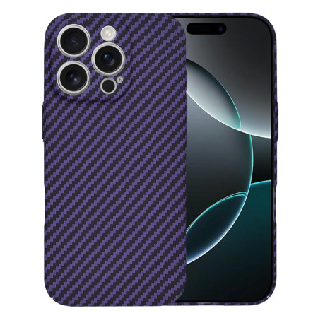 Husa pentru iPhone 16 Pro - Premium CarbonFiber - Purple