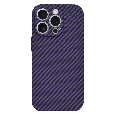 Husa pentru iPhone 16 Pro - Premium CarbonFiber - Purple