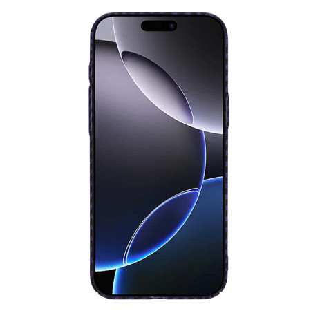 Husa pentru iPhone 16 Pro Max - Premium CarbonFiber - Purple