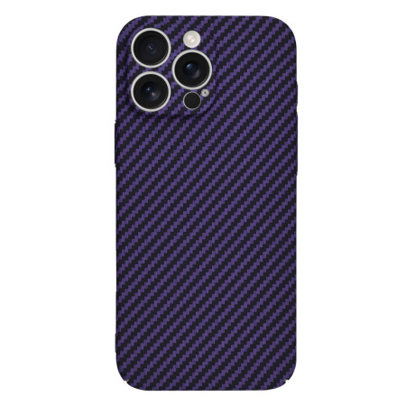 Husa pentru iPhone 16 Pro Max - Premium CarbonFiber - Purple
