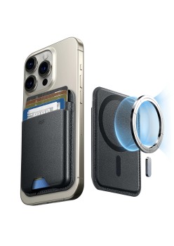 Portofel pentru Telefon cu Functie de Suport Birou - ESR (2K63801) - Midnight Black