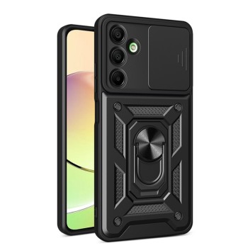 Husa pentru Samsung Galaxy A16, Slide si Snap Privacy, CamShield, Black