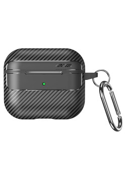 Husa pentru AirPods 3 - Techsuit CarbonFiber - Black
