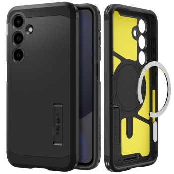Husa pentru Samsung Galaxy S24 FE - Spigen Tough Armor MagSafe - Black