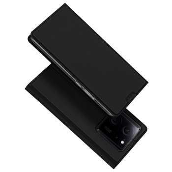 Husa Flip Xiaomi 13T / 13T Pro, Dux Ducis Skin Pro, Smart Pro Magnet, Negru