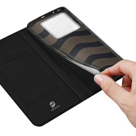 Husa Flip Xiaomi 13T / 13T Pro, Dux Ducis Skin Pro, Smart Pro Magnet, Negru