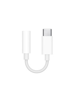 Adaptor Audio Apple MU7E2ZM/A Type-C la Jack 3.5mm, Alb