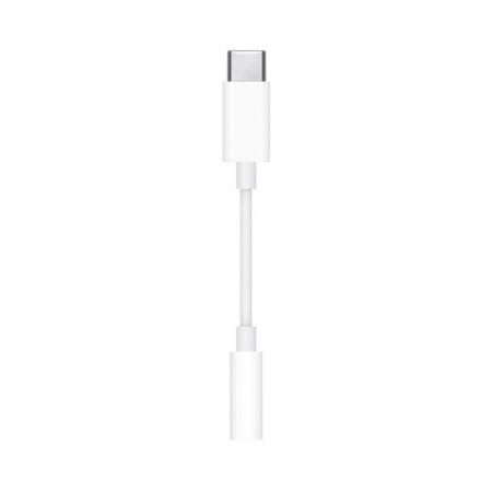 Adaptor Audio Apple MU7E2ZM/A Type-C la Jack 3.5mm, Alb