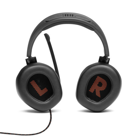 Casti JBL Gaming cu fir Quantum 200 cu Microfon, Black