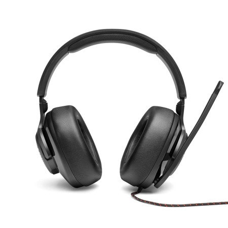 Casti JBL Gaming cu fir Quantum 200 cu Microfon, Black