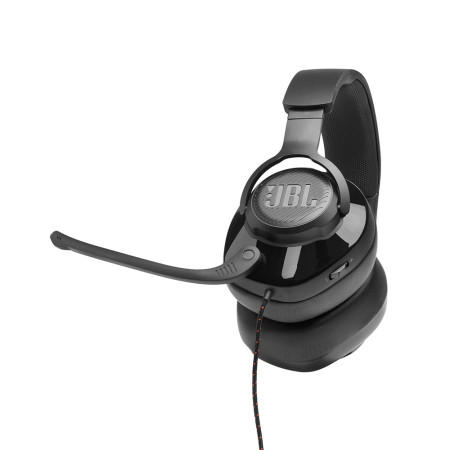 Casti JBL Gaming cu fir Quantum 200 cu Microfon, Black