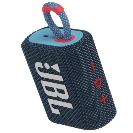 Boxa portabila JBL cu BT 5.1, IP67,  (GO3), Blue / Pink