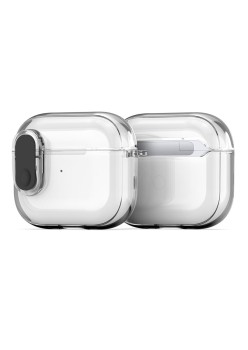 Husa pentru Apple AirPods 4 - Dux Ducis PECL Series - Clear Black