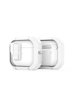 Husa pentru Apple AirPods 4 - Dux Ducis PECN Series - White