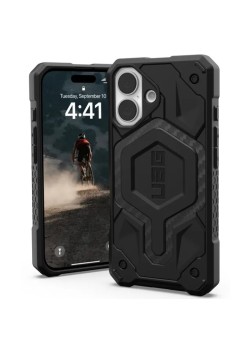Husa pentru iPhone 16 - UAG Monarch - Carbon Fiber