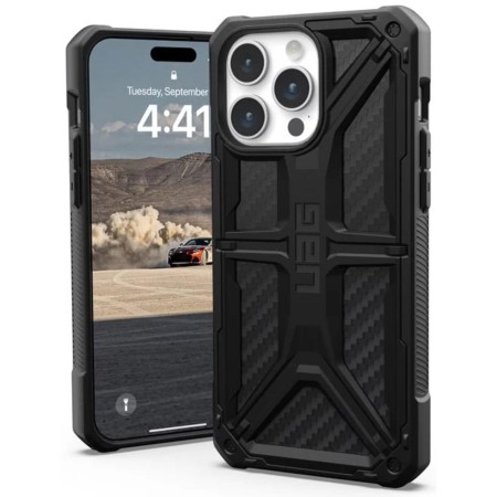 Husa pentru iPhone 15 Pro Max - UAG Monarch - Carbon Fiber