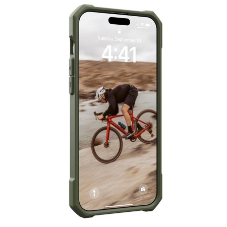 Husa pentru iPhone 15 Pro Max - UAG Essential Armor MagSafe - Olive Drab