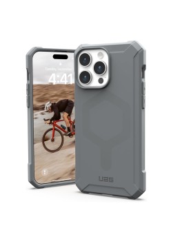 Husa pentru iPhone 15 Pro Max - UAG Essential Armor MagSafe - Silver