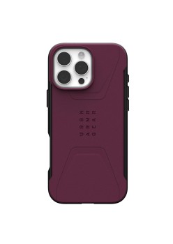 Husa pentru iPhone 16 Pro Max - UAG Civilian MagSafe - Bordeaux