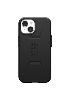 Husa pentru iPhone 15 - UAG Civilian MagSafe - Black