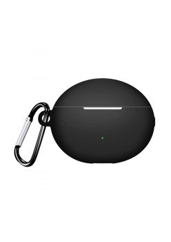 Husa compatibila Huawei FreeBuds 5i, Silicone, Smooth Ultrathin, Black