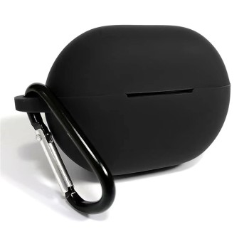Husa compatibila Huawei FreeBuds Pro 2, Silicone, Smooth Ultrathin, Black